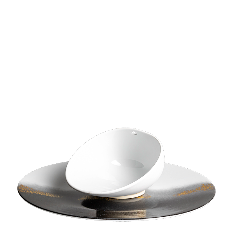 Assiette Luz 18 x 14 x 9 cm