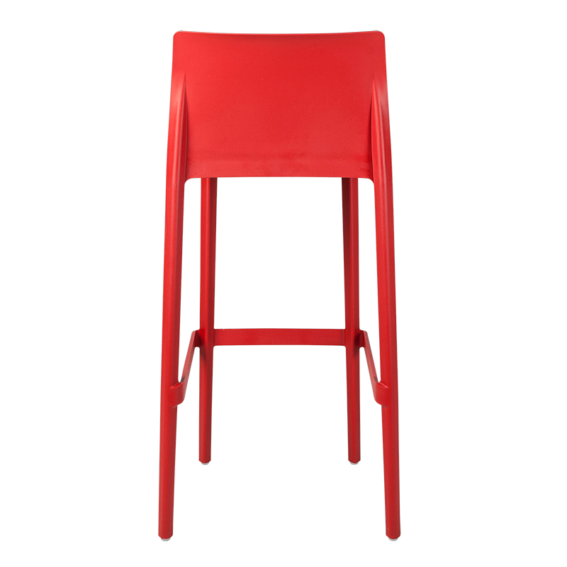 Chaise haute Sila rouge H 100 cm