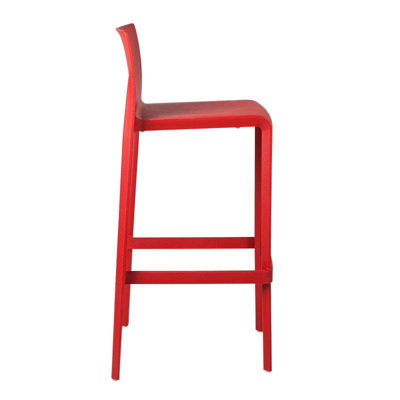 Chaise haute Sila rouge H 100 cm