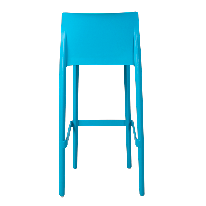 Chaise haute Sila bleue H 100 cm