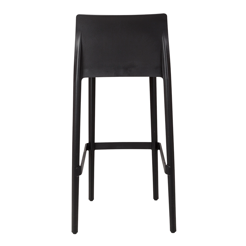 Chaise haute Sila noire H 100 cm