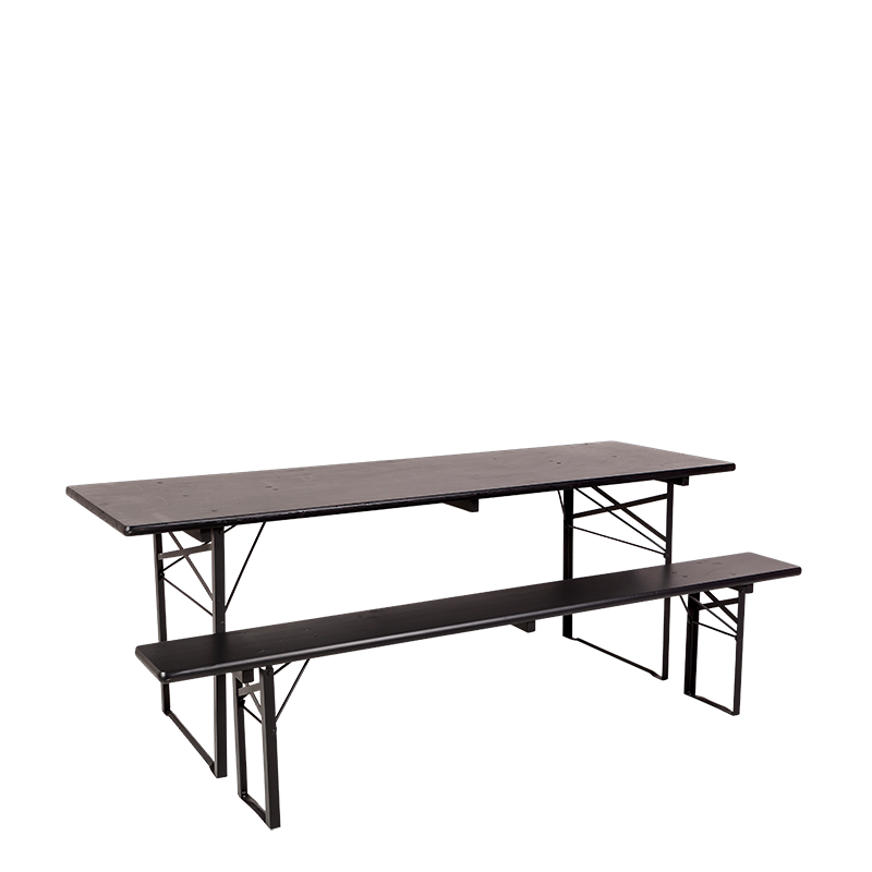 Location Banc Kermesse blanc H 47 L 220 P 25 cm - Options