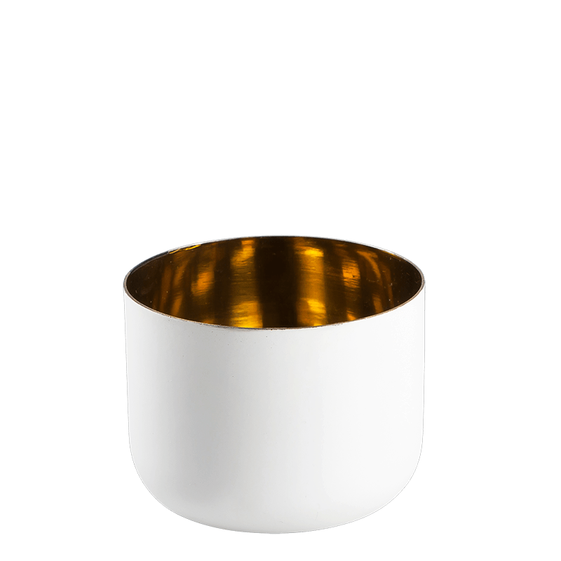 Photophore Day Gold Ø 7,5 cm H 6 cm