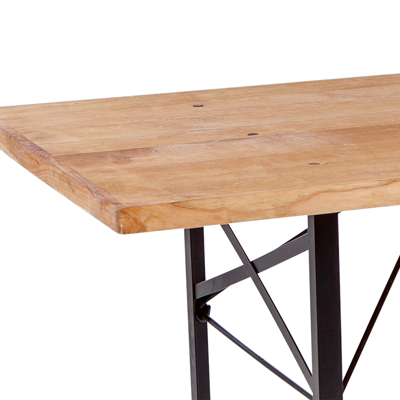 Table Wood rectangulaire 90 x 220 cm H 77 cm
