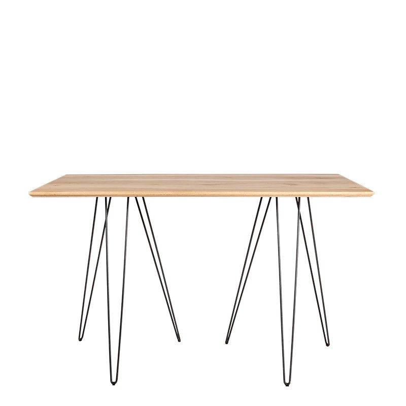 Table haute filaire 80 x 180 cm H 108 cm