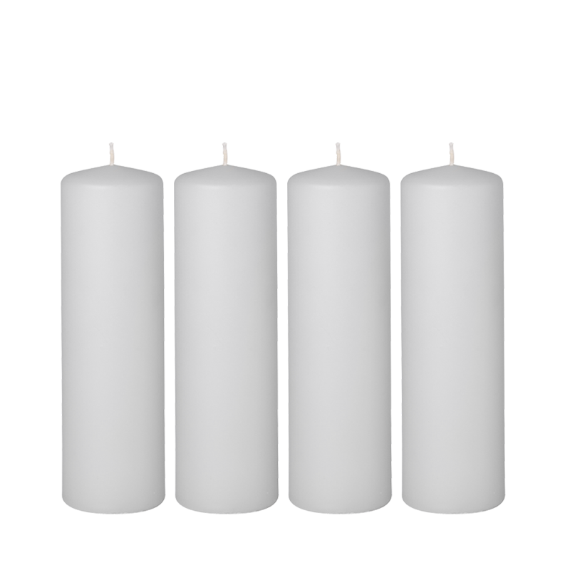 Lot 6 bougies boule blanches à décorer 80mm - Graine Créative