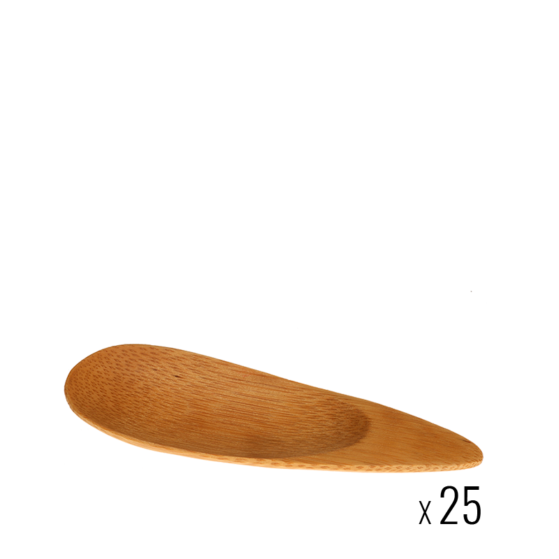 Lot de 25 p&eacute;tales Bambou 10 x 3,8 cm