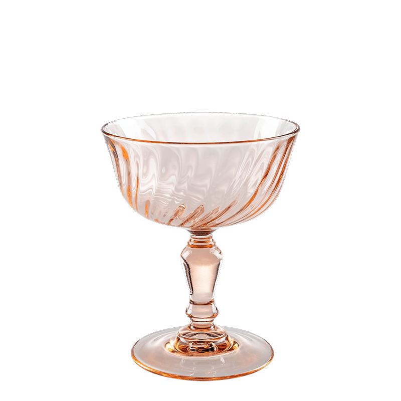 Coupe à champagne vintage rose 17 cl