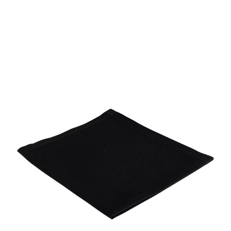 Serviette de table Marjorie noir 50 x 50 cm ignifugée M1