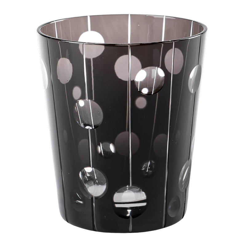 Gobelet Mélodie noir Ø 8 cm H 9 cm 24 cl