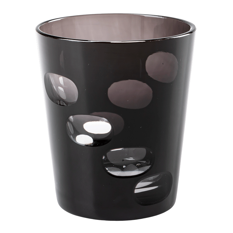 Gobelet Mélodie noir Ø 8 cm H 9 cm 24 cl