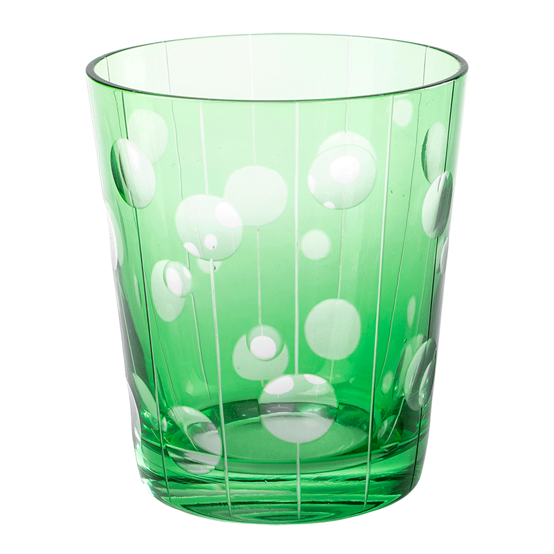 Gobelet Mélodie vert Ø 8 cm H 9 cm 24 cl