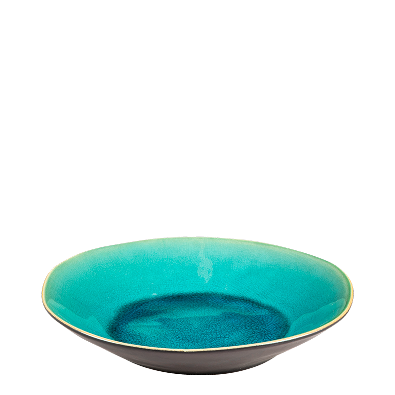 Assiette creuse  Vert turquoise - Vaisselle en céramique du