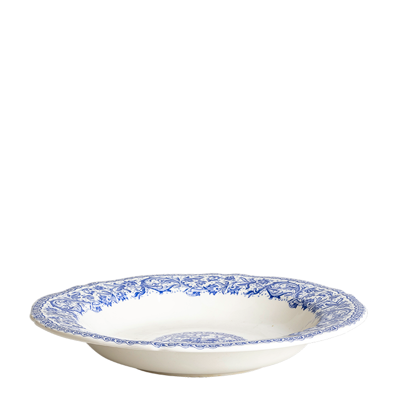 Assiette creuse Gien bleue Ø 23 cm