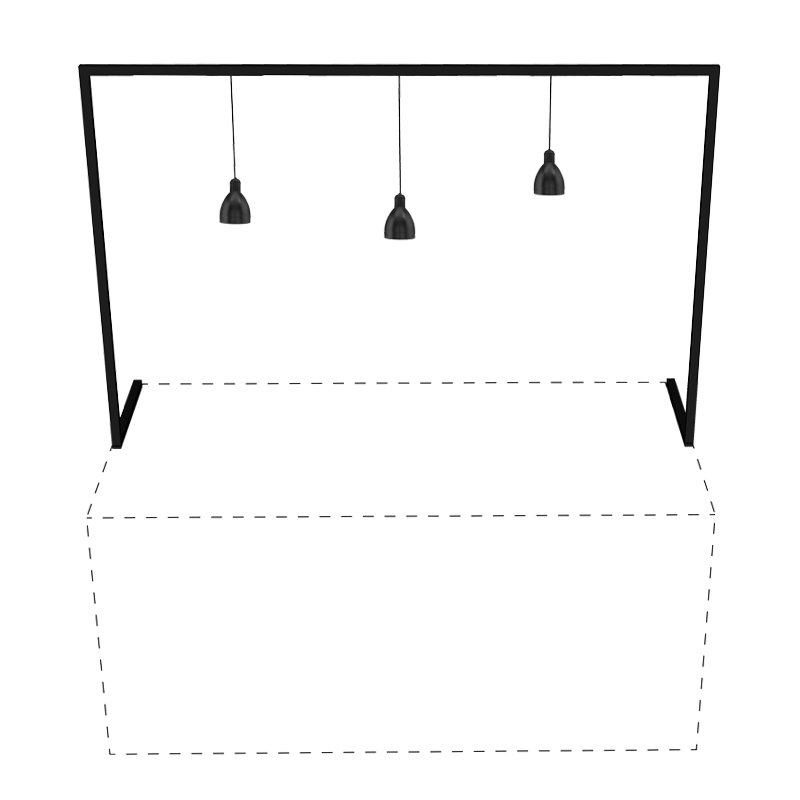 Arche abat-jour Indus pour buffet pliant - délai 48h