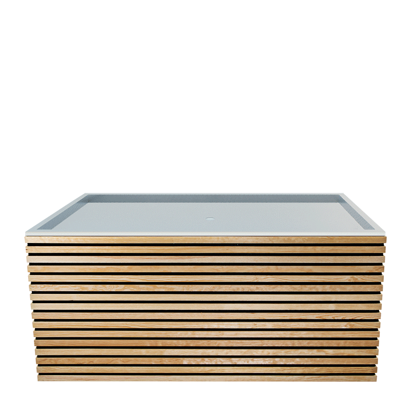 Buffet pliant Deck avec plateau banc à huîtres Inox