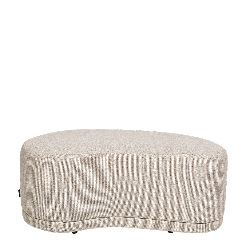 Banc Galet beige 60 x 100 cm H 40 cm