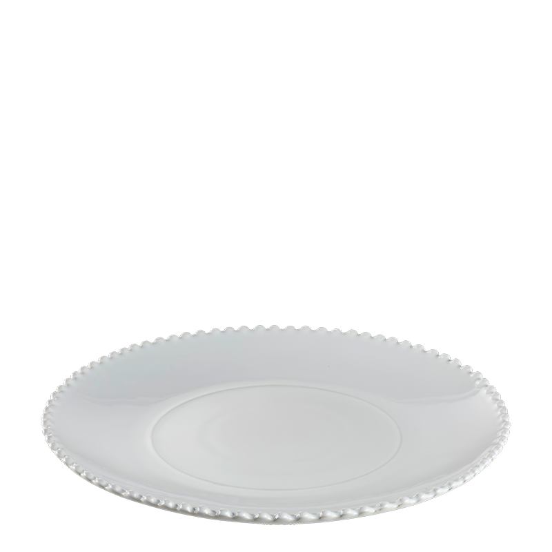 Assiette de présentation perle nacrée Ø 33 cm