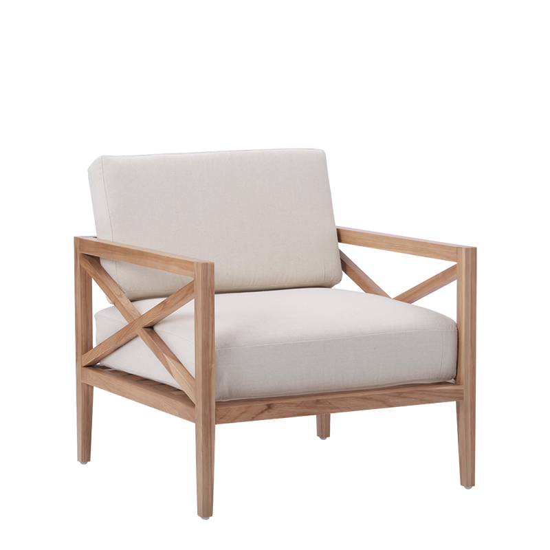 Fauteuil Biarritz 70 x 75 cm H 78 cm