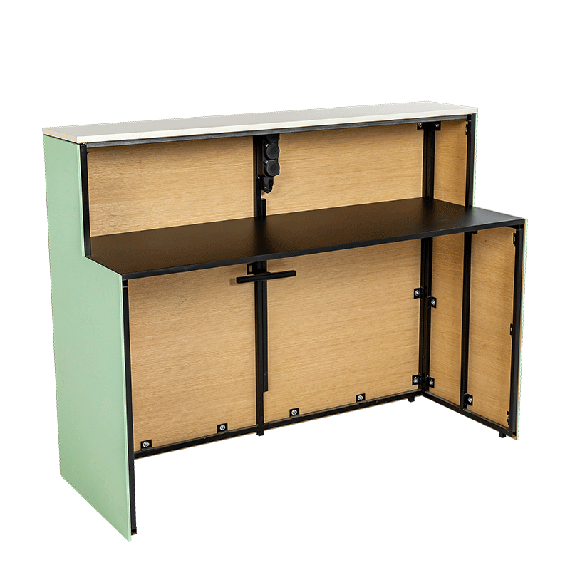 Bar pliant Treillage 55 x 150 cm H 115 cm