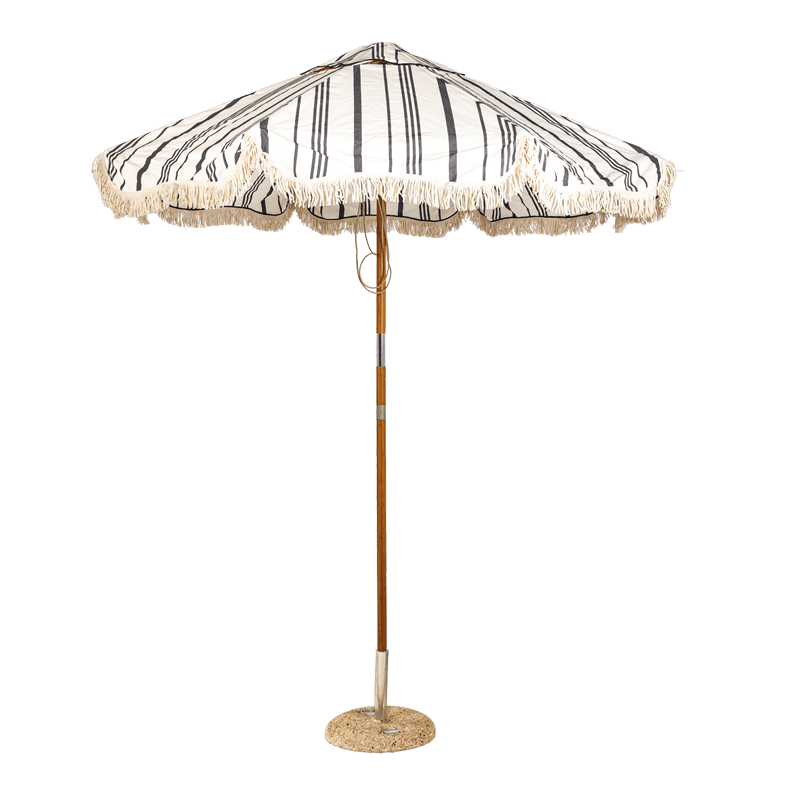 Parasol Biarritz Ø 210 cm H 260 cm + socle granit Ø 50 cm