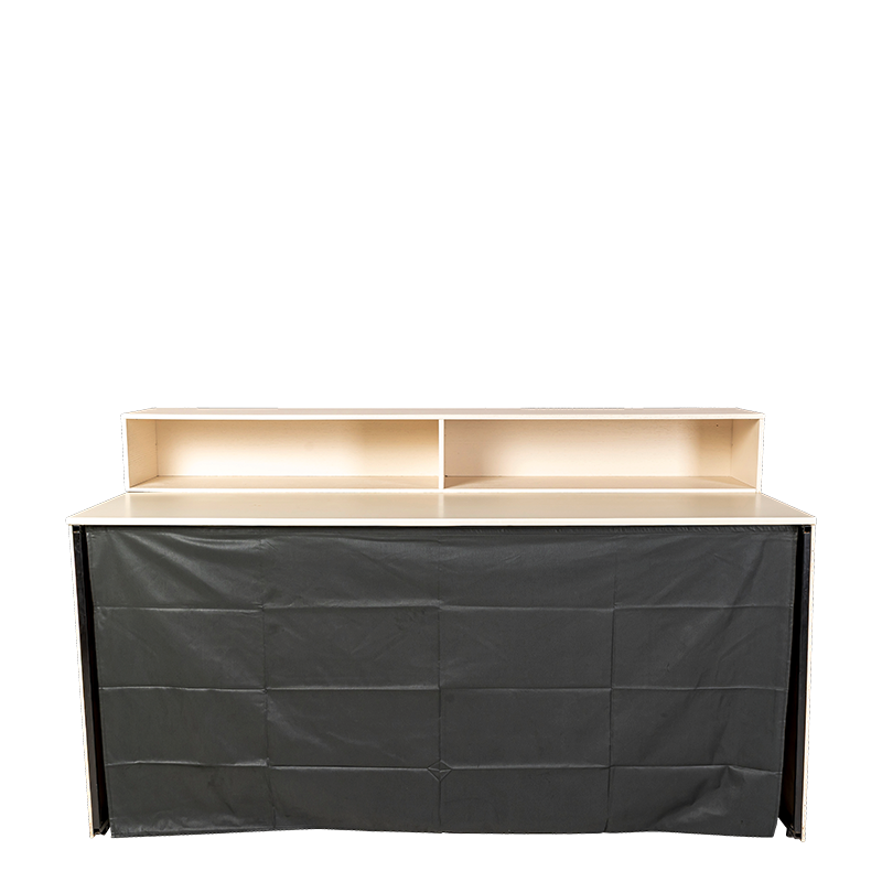 Bar buffet pliant Cigare Club beige 100 x 200 cm H 110 cm