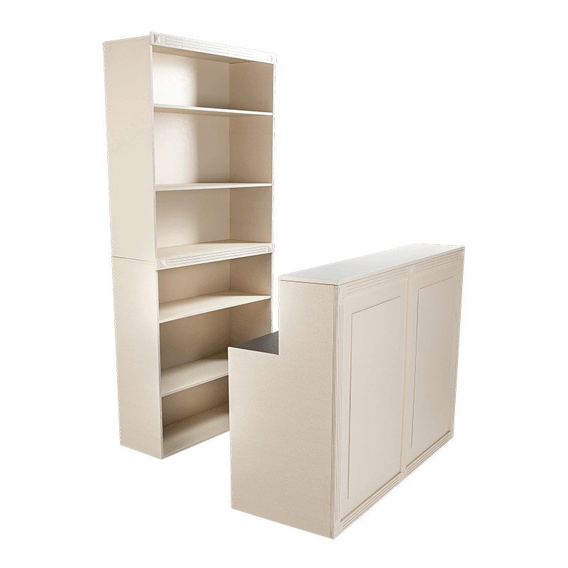 Etagère Cigare Club beige 40 x 80 cm H 120 cm