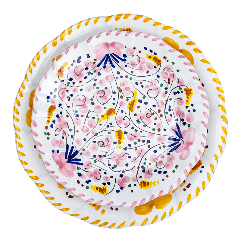 Grande assiette POPOLO per Vaisselle Vintage Ø 25cm