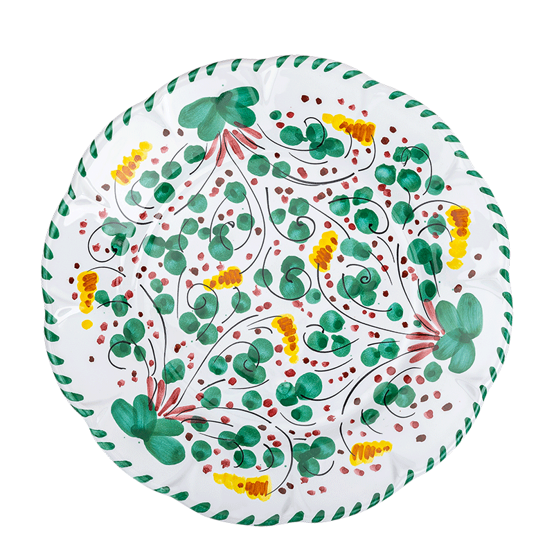 Grande assiette POPOLO per Vaisselle Vintage Ø 25cm