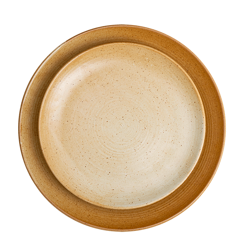 Grande assiette Vintage Grès Ø 23/25 cm