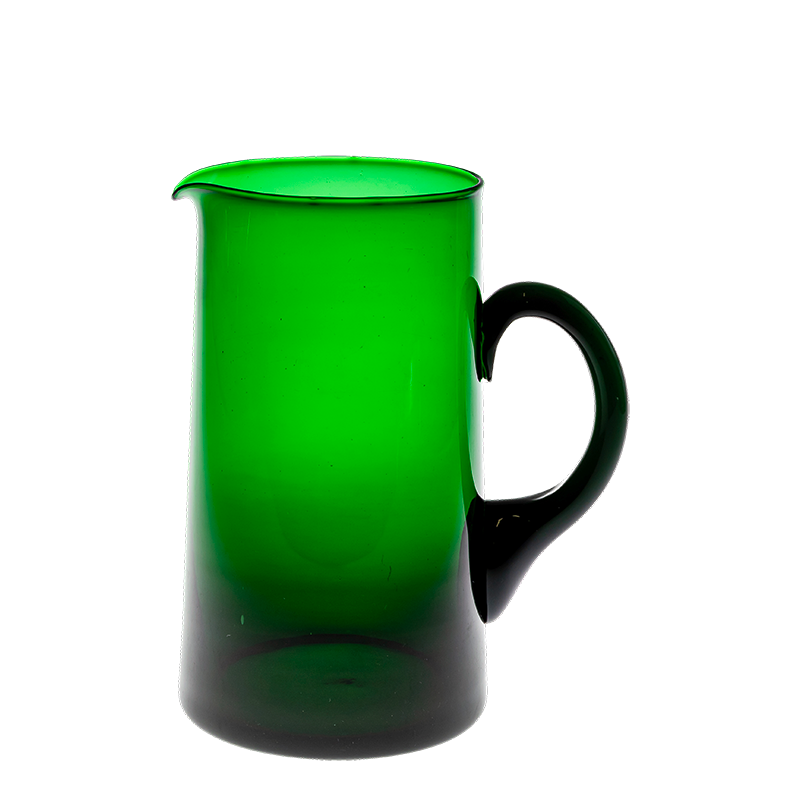 Carafe Vintage en verre coloré