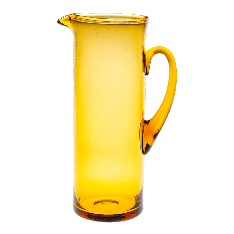Carafe Vintage en verre coloré