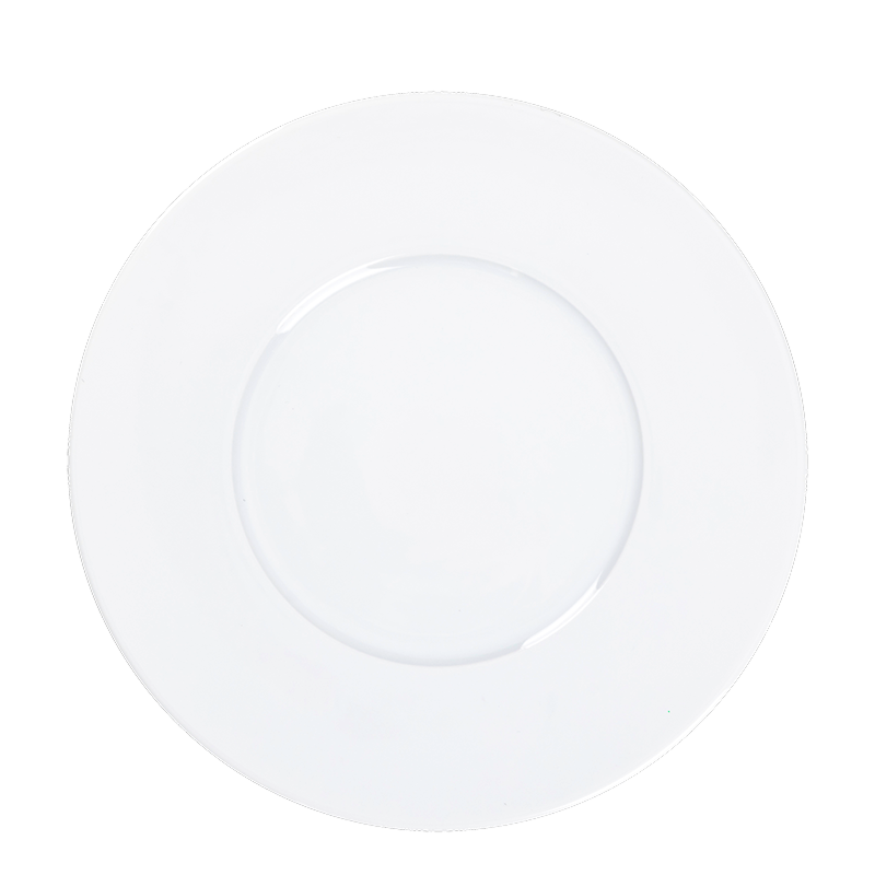 Assiette plate Plane Blanche Ø 27 cm