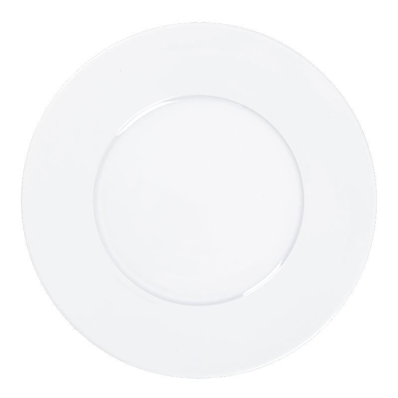 Assiette de présentation Plane Blanche Ø 29 cm