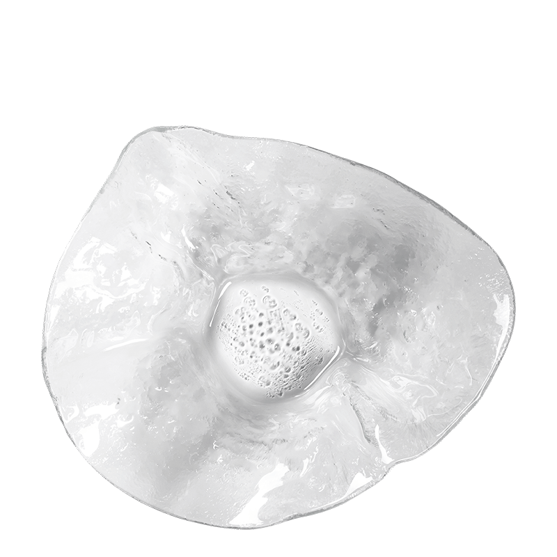 Assiette creuse Nénuphar 22 x 25 cm