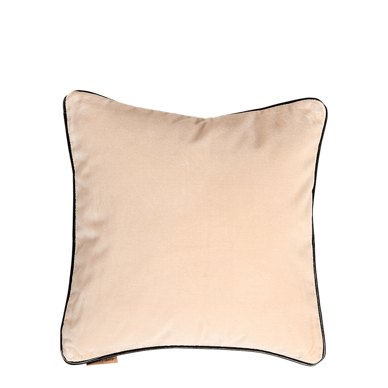 Coussin Velvet velours crème 40 x 40 cm