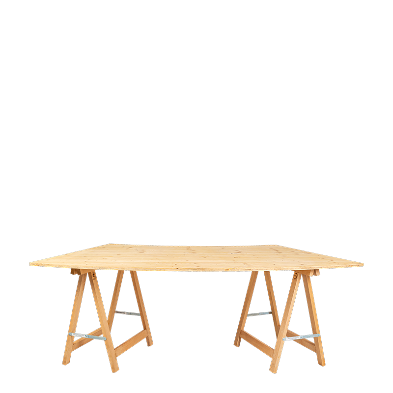 Table Volute 100 x 200 cm H 72 cm