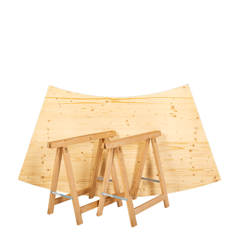 Table Volute 100 x 200 cm H 72 cm