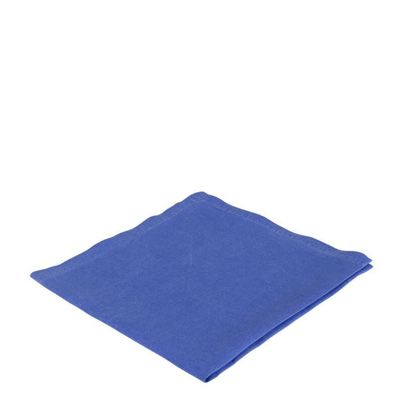 Serviette de table Lin bleu roi 60 x 60 cm