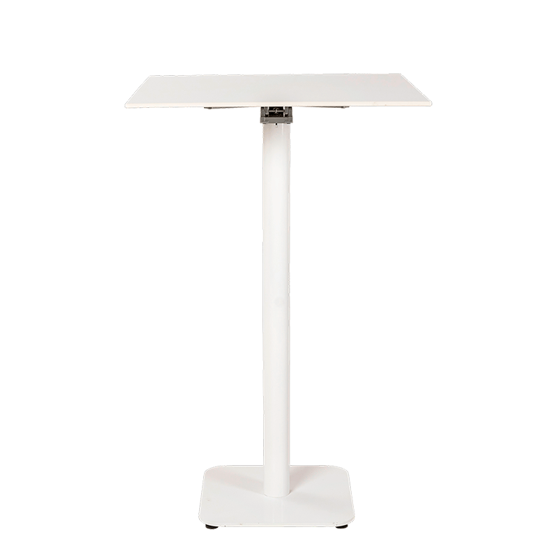 Mange-debout Soft blanc 70 x 70 cm H 110 cm (outdoor)