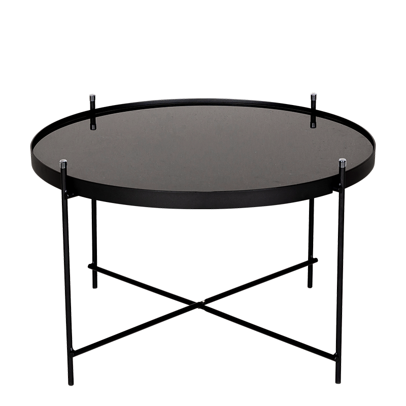 Table basse Filor noire &Oslash; 62,5 cm H 40 cm