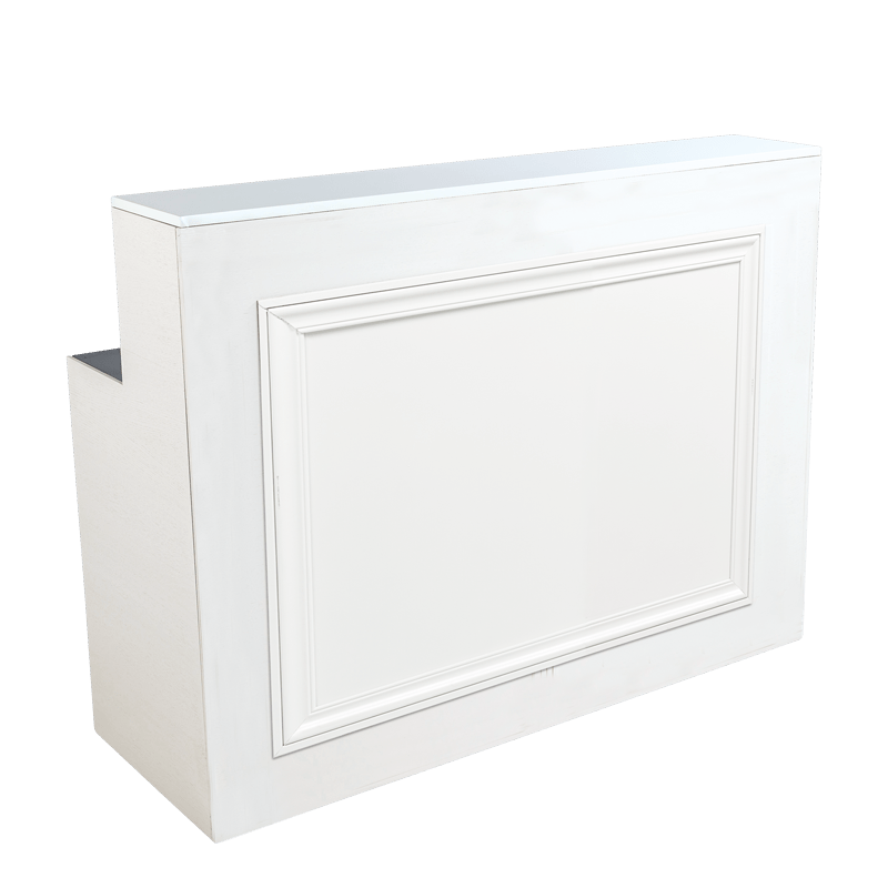 Bar pliant Moulure blanc 55 x 150 cm H 115 cm