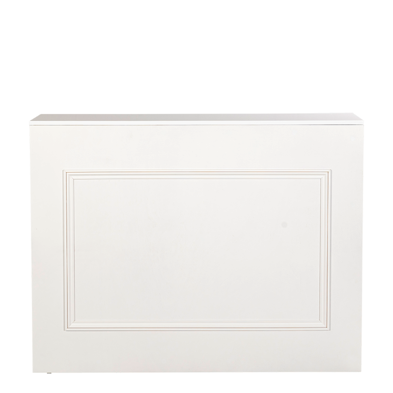 Bar pliant Moulure blanc 55 x 150 cm H 115 cm