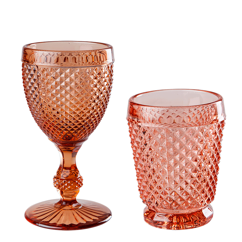 Verres Tourmaline rose