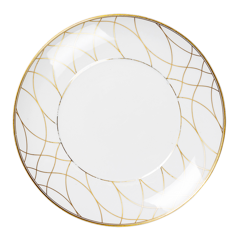 Assiettes Filet Or