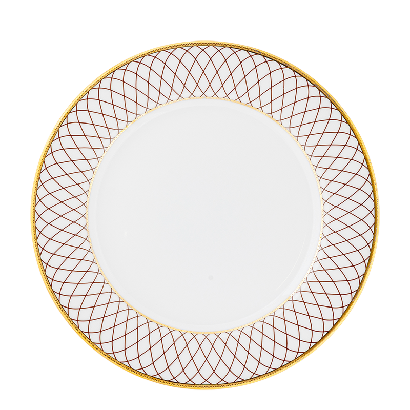 Assiettes Filet Or
