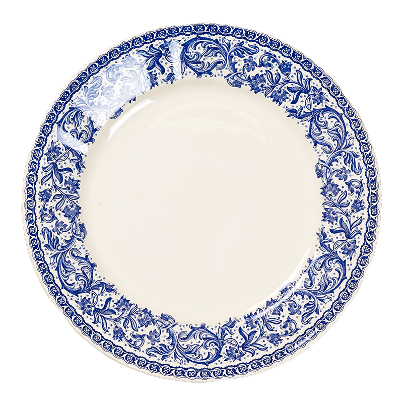 Assiettes Gien bleue