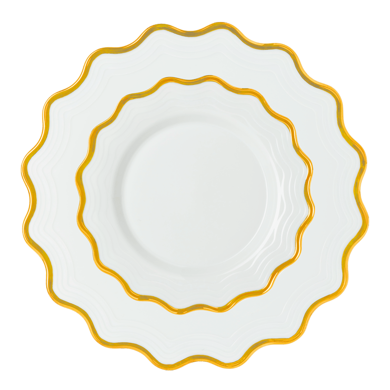 Assiettes Gold Flower