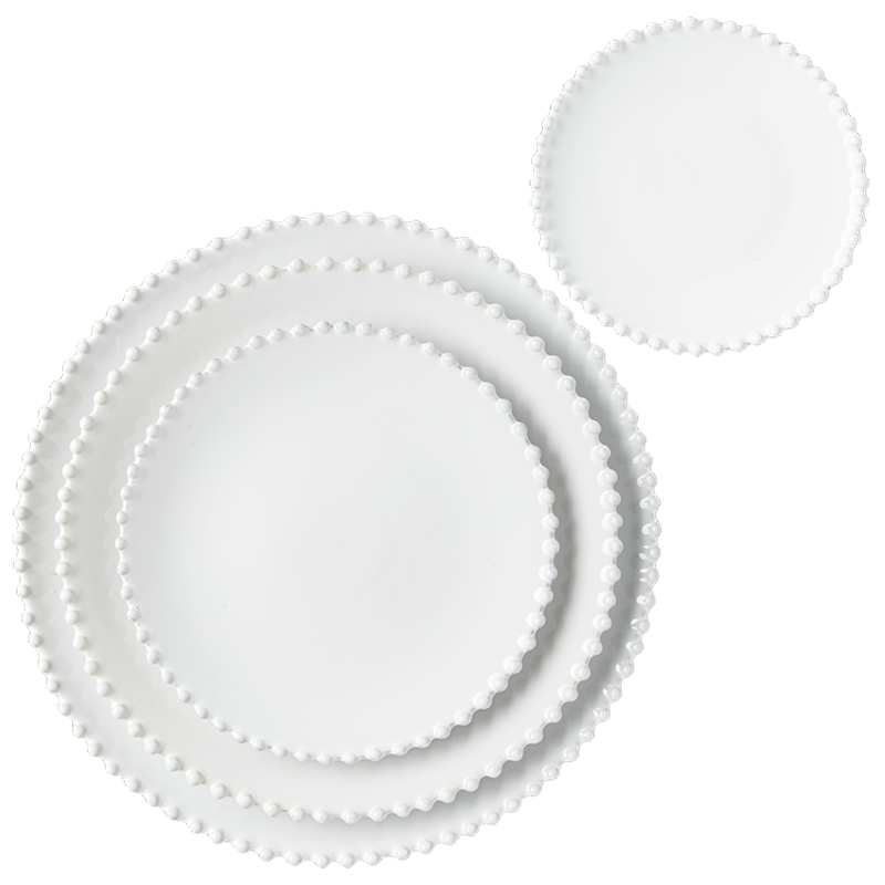 Assiettes Perle nacrée