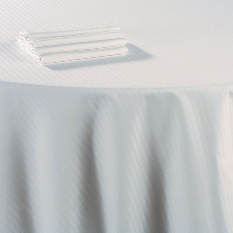 Serviette de table coton blanc 60 x 60 cm